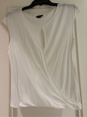 Theory Draped Wrap-Style Top
